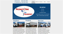 Desktop Screenshot of priorityonetransport.com