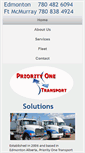 Mobile Screenshot of priorityonetransport.com